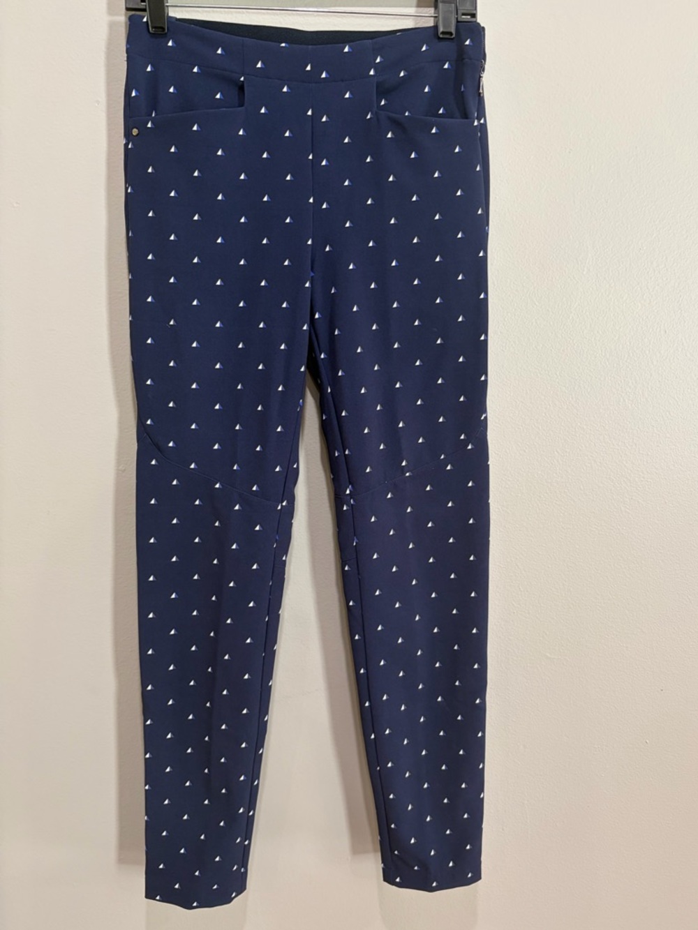 RLX Ralph Lauren Navy Triangle Print Golf Pants Performance Size 4 - Picture 2 of 4